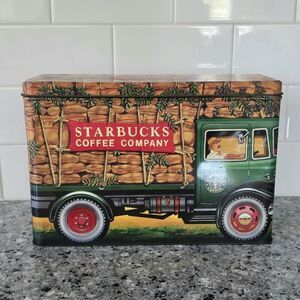 Starbucks‎ Coffee Co Truck Tin Silver Crane Designs England Peter Carter